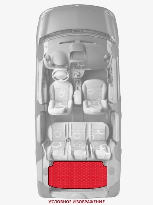 ЭВА коврики «Queen Lux» багажник для ТагАЗ Vega